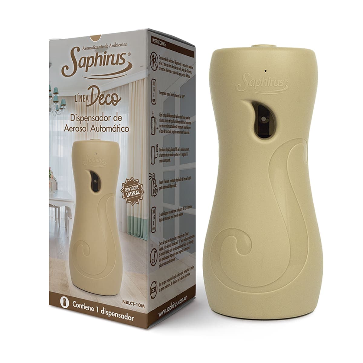 Aromatizador analogico marron con toque