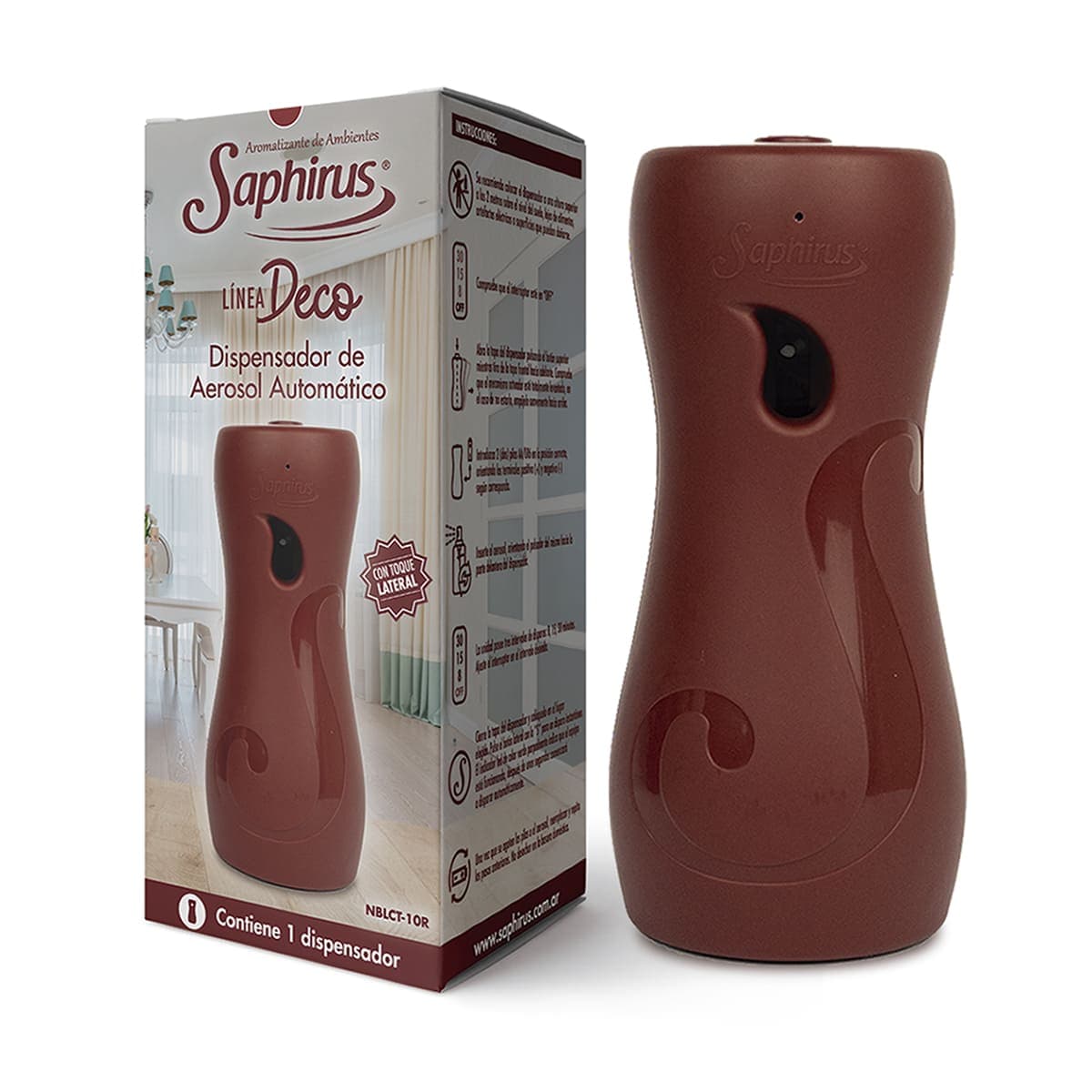 Aromatizador analogico rojo con toque